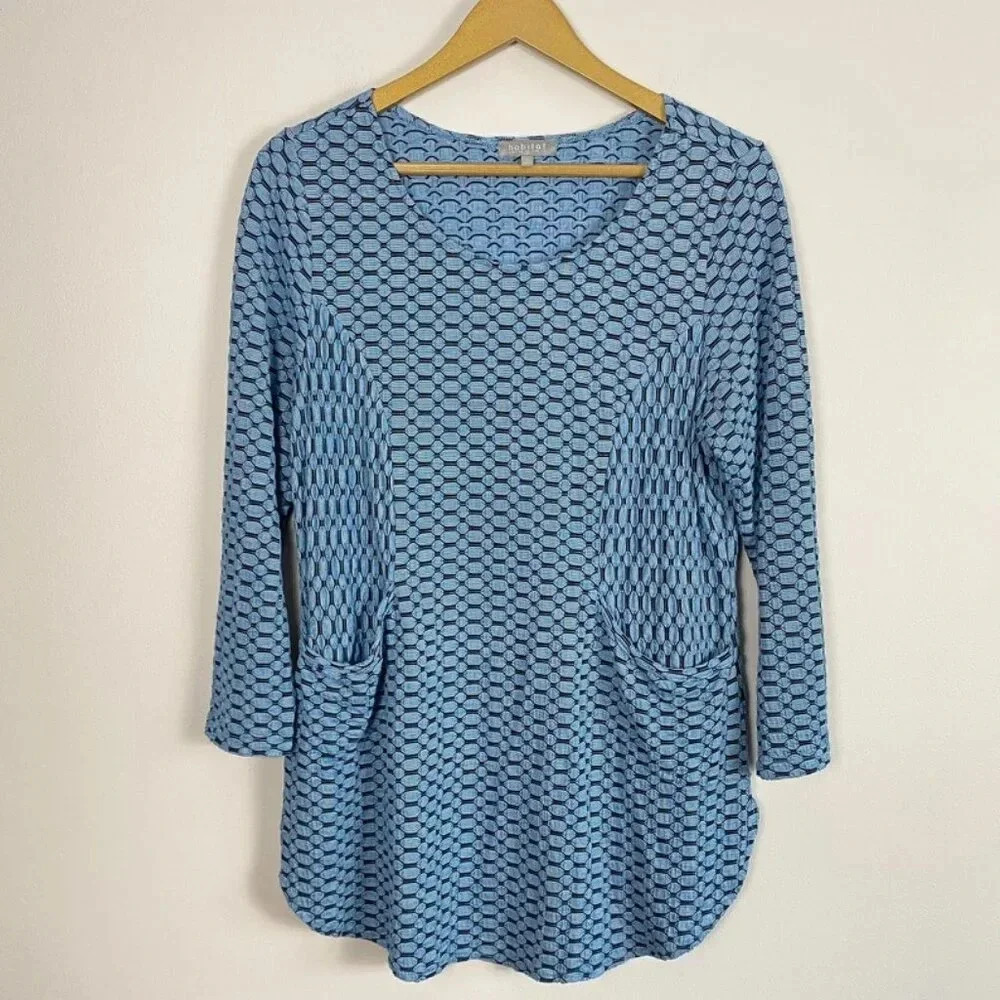 Habitat Textured Lagenlook Pocket Top